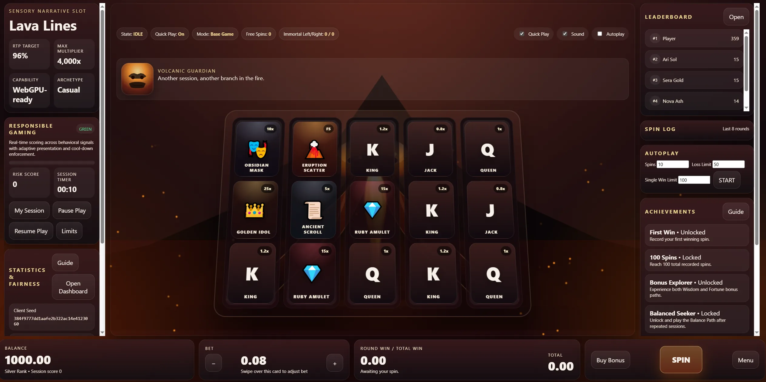 Lava Lines — Next-Gen Slot Game